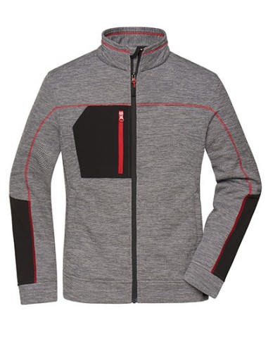 J-JN1817-Ladies Structure Fleece Jacket